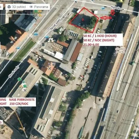 With Parking In The Center - 500m From Hlavni Nadrazi * Brno